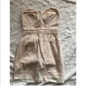 Pins and Needles Strapless Lace Dress